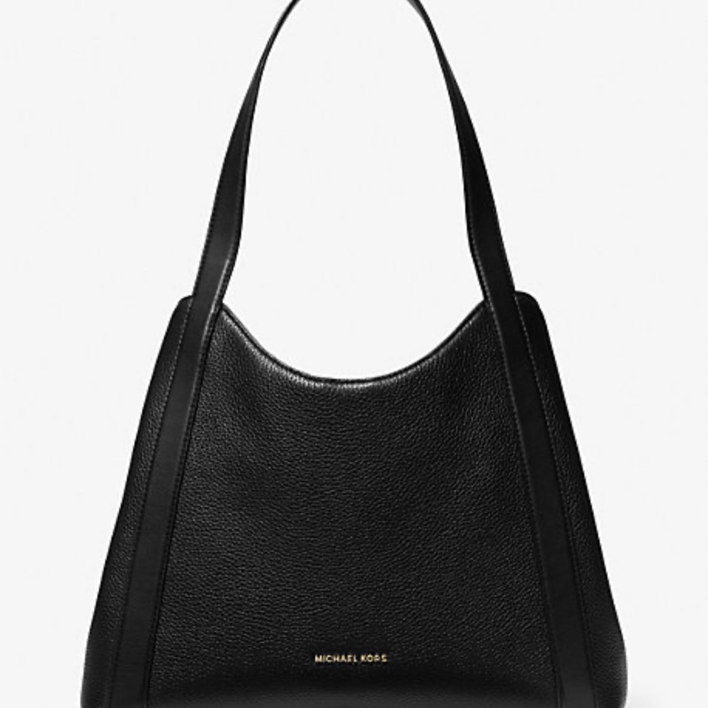 Michael Kors ROSEMARY LARGE PEBBLED LEATHER SHOULDER BAG
IN BLACK